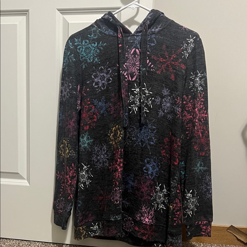 Christopher & Banks Multicolor Patterned Hoodie